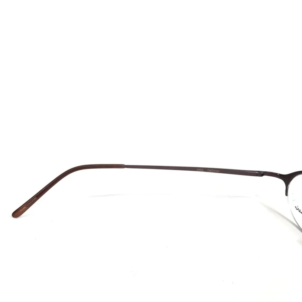 Eddie Bauer Eyeglasses Frames EMORY HKL Purple Round Half Rim 45-19-140